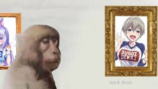 neuron activation monkey meme