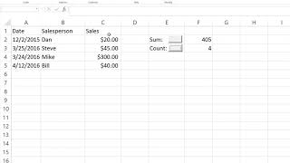 Count Function in Visual Basic (VBA) - Excel Tutorial
