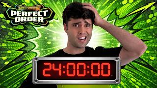 Master Set Perfect Order in 24 Hours…or Give It All Away (Pokemon Card Challenge)