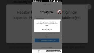 İNSTAGRAM TAKLİTTEN KAPANAN HESAP NASIL AÇILIR 2018