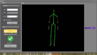 gait recognition using kinect device(trainning and test)