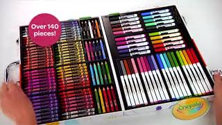 Kids Indoor Activities At Home, 140 Art Supplies || Crayola Inspiration Art Case Coloring Set