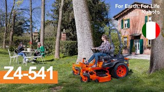 Nuova Kubota Z4-541 - Tosaerba a raggio zero per professionisti del verde | #Kubota 2024