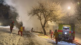 Wollerau SZ: Wohnhaus durch Brand zerstört