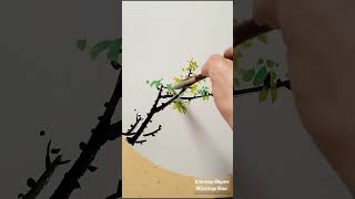 Spring Awakens A Brushstroke Journey in Chinese Ink Painting