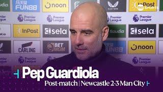 "SPECIAL" 🩵 - Pep Guardiola on Kevin De Bruyne's return and Man City's late win over Newcastle 🎥