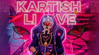 KARTISH IS LIVE 🔴 BR RANK GRANDMASTER 🔥 TOP REGION PLAYER 🥶 #freefire #grandmaster #rankpush