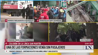 Descarrilamiento en la línea San Martín: la justicia investiga las causas del accidente