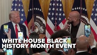 Trump holds Black History Month event at the White House