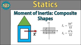 Statics - Moment of Inertia (Composite Shapes)