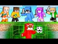 Minecraft: 5 CAZADORES vs HACKER!