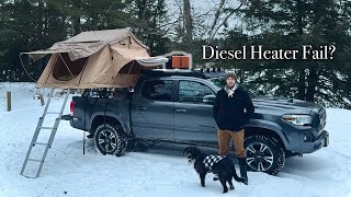 Don't Make THIS Mistake Winter Camping with a Diesel Heater