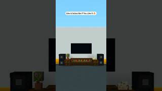 MINECRAFT: TUTORIAL OF MODERN TV SET! #shorts