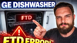 Ge dishwasher FTD error code. VERY EASY FIX!
