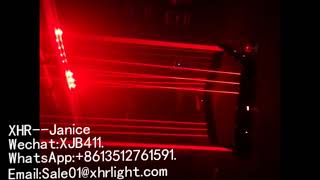 XHR 8 Beam Red Moving Head laser light: