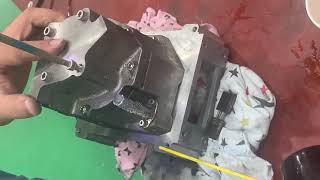 진공펌프 수리겸 궁금한 내부 구경.   inside of vacuum pump /로터리 펌프(Oil Sealed Rotary Vane Pump)