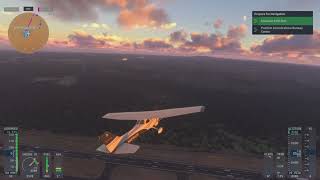 MSFS 2024:Activities: Flight Training: VFR Navigation: First Solo Navigation