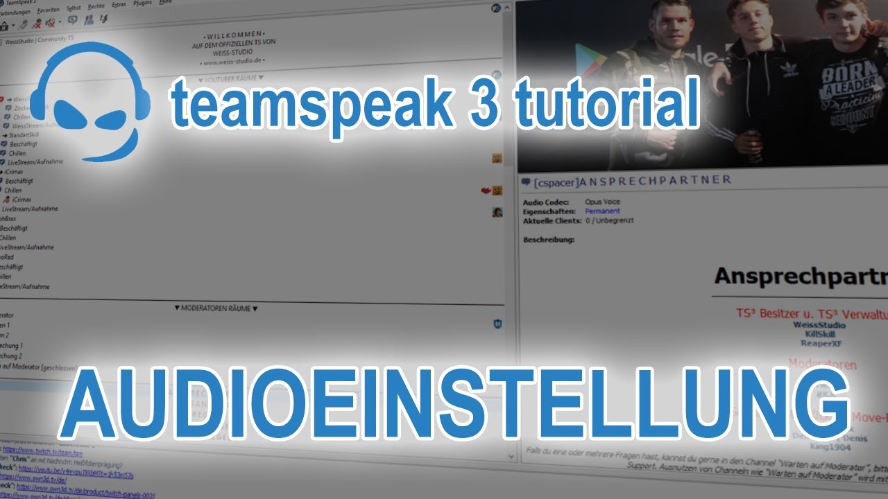 Teamspeak 3 Anleitung Audioeinstellungen Deutsch Pc Teamspeak