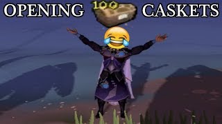 Runescape 3 - Loot From 100 Medium Clue Caskets