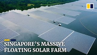 Singapore unveils one of the world’s biggest floating solar panel farms