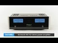 McIntosh MC152 stereo power amplifier | Crutchfield video