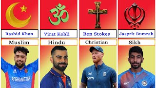 Religion of  Cricketers World cup 2023, India.  | Muslim ☪️ Hindu🕉️ Christian ✝️