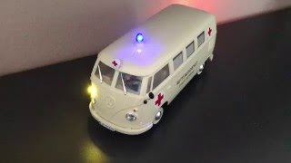 Licht und Funktionstest VW T1 Krankenwagen