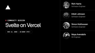 ▲ Svelte on Vercel