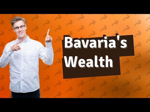 Is Bavaria the richest state in Germany?