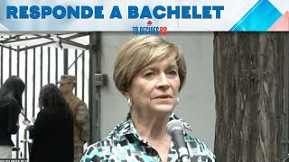 Evelyn Matthei responde a Michelle Bachelet por dichos sobre proyecto de nueva Constitución