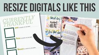 How I Turn 6×8 Digitals into 3×4 Project Life Cards (Canva Tutorial)