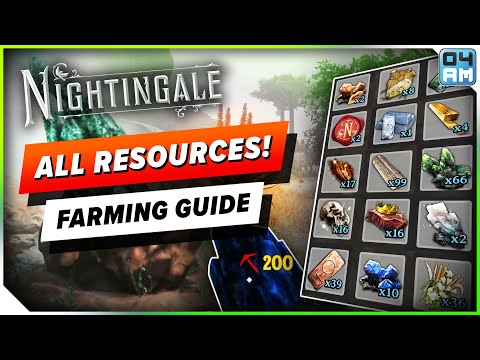 All resources and where to get them in Nightingale