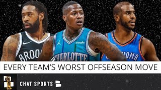 Every NBA Team’s Worst Offseason Move Of 2019 Free Agency & The NBA Draft