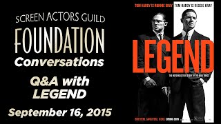 Conversations with Tom Hardy, Emily Browning and Brian Helgeland of LEGEND