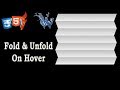 Fold Unfold CSS Hover Effects | Pure css animation By Amazing Techno Tutorials