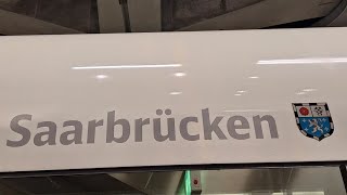 Zugausfahrt in Saarbrücken Hbf Teil 16 #501