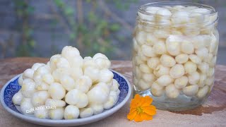 4 BƯỚC LÀM CỦ KIỆU NGÂM CHUA NGỌT TRẮNG GIÒN NGÀY TẾT - CKK