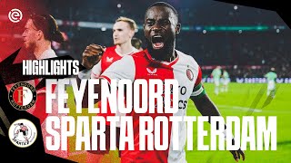 DERBY WIN | Highlights Feyenoord – Sparta Rotterdam | Eredivisie 2023-2024