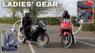 OUR MOTORCYCLE GEAR: Where & How to Find Ladies' Gear that FITS!