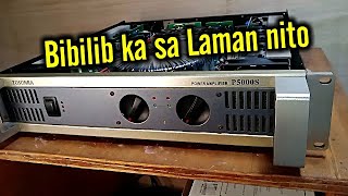 Nagulat ako sa laman nito Tosunra P5000S POWER AMPLIFIER | Baklas muna dahil nag clip channel A