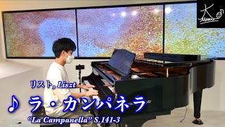 【ストリートピアノ】ピアノの音で粒子を動かす（リスト：ラ・カンパネラ／Liszt: \