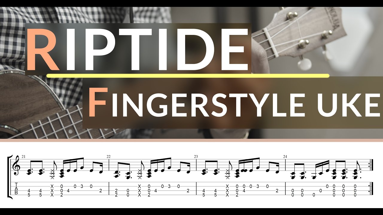 Riptide - Vance Joy | Ukulele Fingerstyle TAB - YouTube