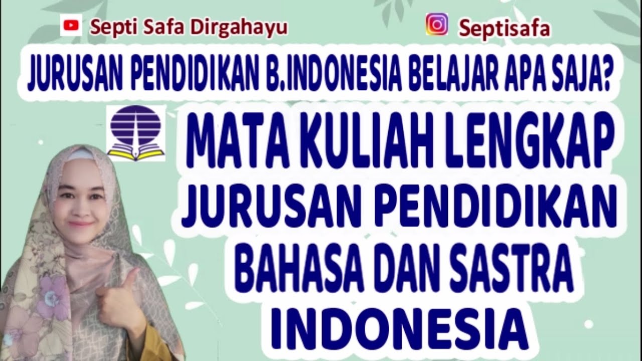 Mata Kuliah Lengkap Jurusan Pendidikan Bahasa Dan Sastra Indonesia ...