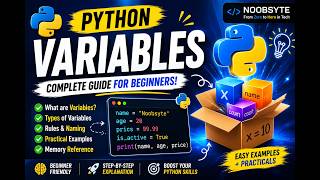 Python Variables Explained in Simple Words 🐍 | Python Tutorial for Beginners