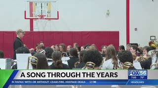 Young Bourbon County musician arranges classic school song, spreading love of music to younger stude