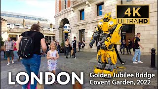 London Walk on 13/5/22, Covent Garden, TrafalgarSquare,  Big Ben, 4K Vlog, Virtual Tour.