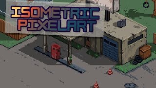 Isometric PixelArt Building In Krita 4.1