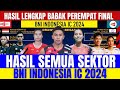 GANDA CAMPURAN JUARAA‼️Hasil Semua Sektor Babak Perempat Final BNI Indonesia internasional challenge