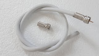 How To Connect An F Connector To Dstv Coaxial Cable Satellite Lnb And