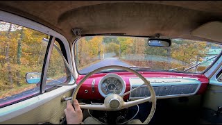 1956 POV TEST DRIVE Simca Aronde Élysée, flash 7ch 1300